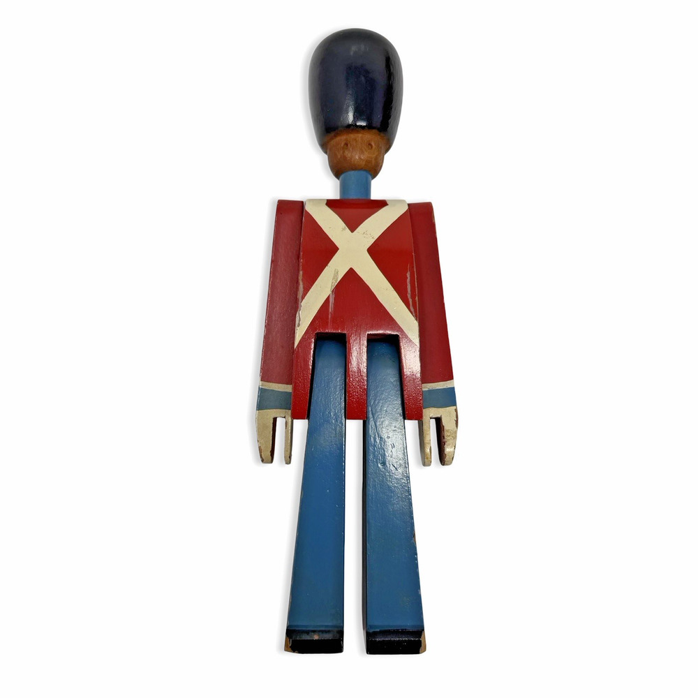 Vintage Kay Bojesen Denmark Wooden Guard Soldier Figure Mid Century Modern 8.5”